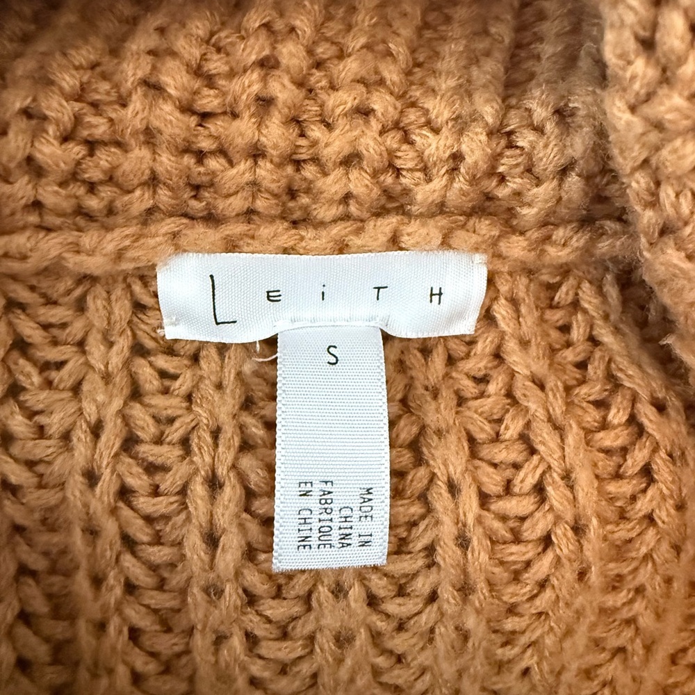 Tan Turtleneck Sweater - Picture 4 of 7